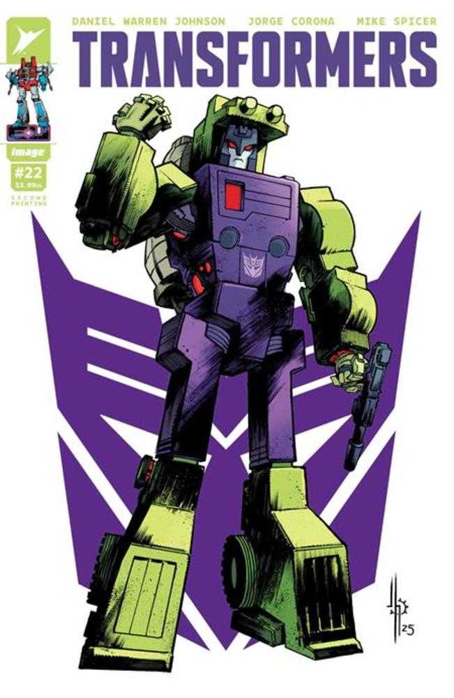 Transformers (2023) #22 Variant (2nd Printing) Cover A Jason Howard Decepticon Cover