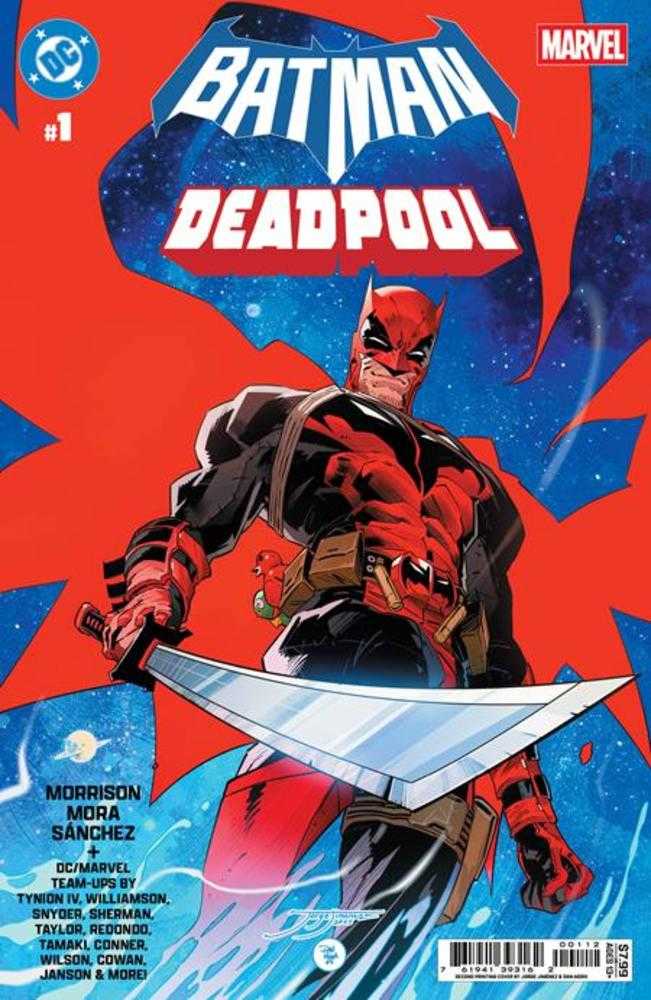 DC Marvel Batman Deadpool #1 (One Shot) Variant (2nd Print) Cover A Jorge Jimenez & Dan Mora