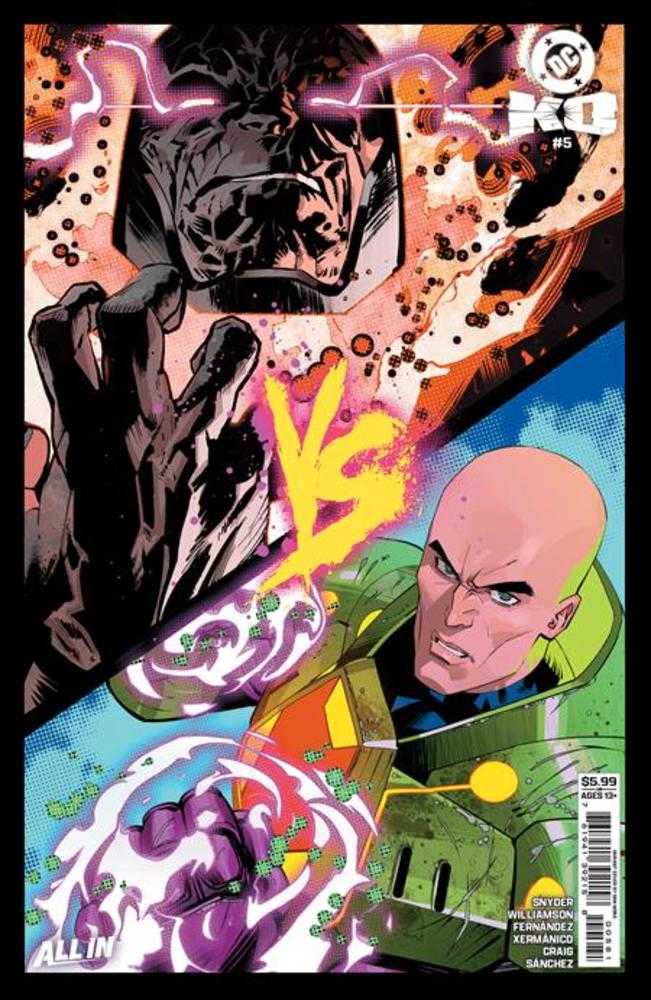 DC K.O. #5 (Of 5) Cover G Dan Mora Bracket Card Stock Variant <OFC>