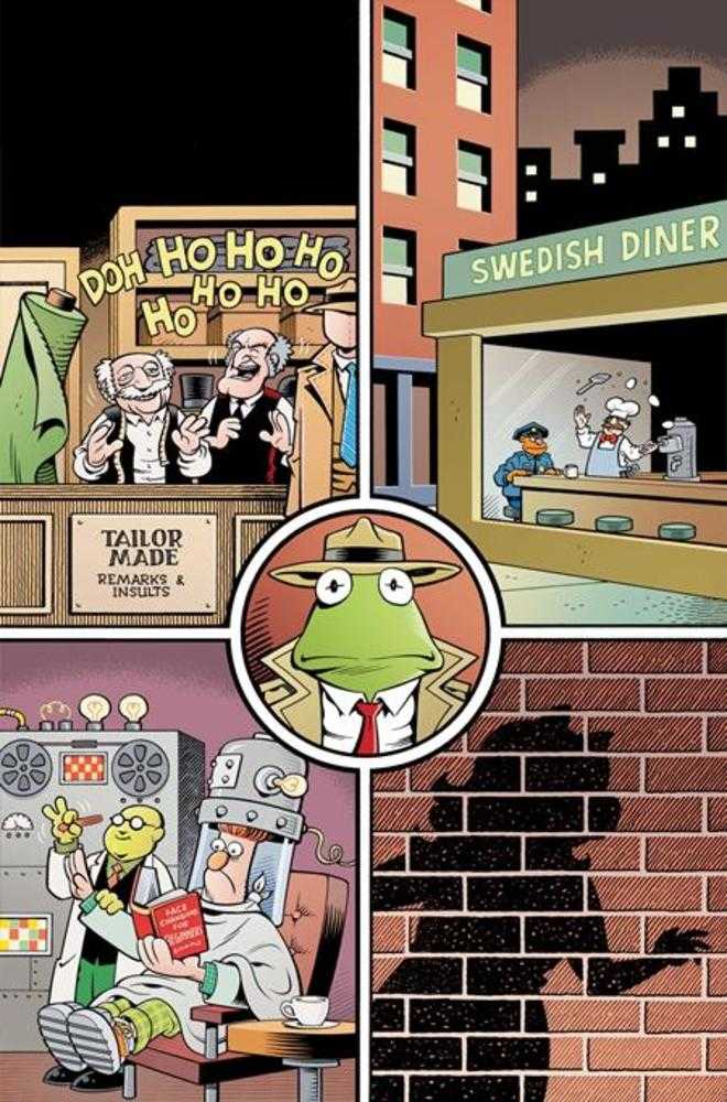 Muppets Noir #2 Cover G (1:25) Roger Langridge Full Art Virgin Variant