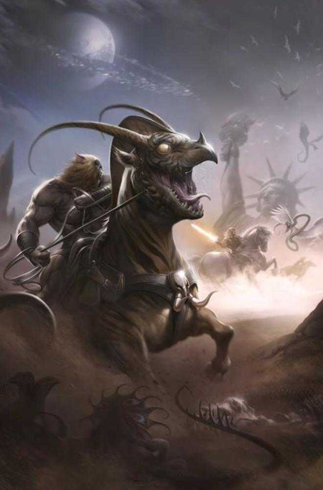 Thundarr The Barbarian #3 Cover J (1:25) Francesco Mattina Full Art Virgin Variant