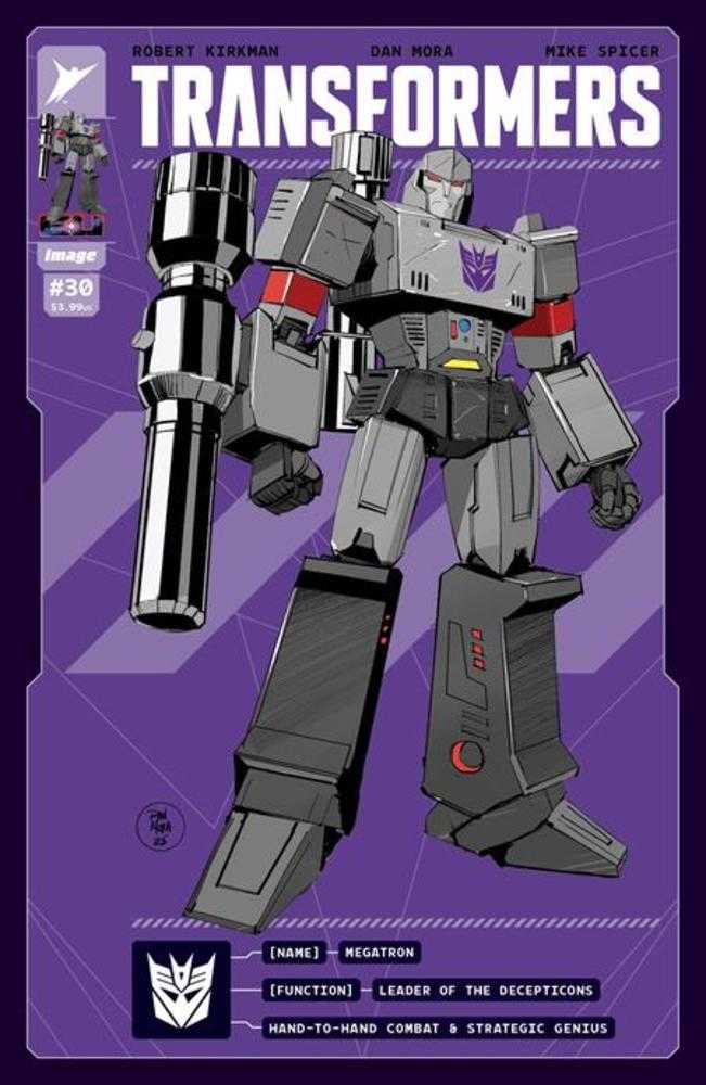 Transformers (2024) #30 Cover E (1:50) Dan Mora & Andres Juarez Variant