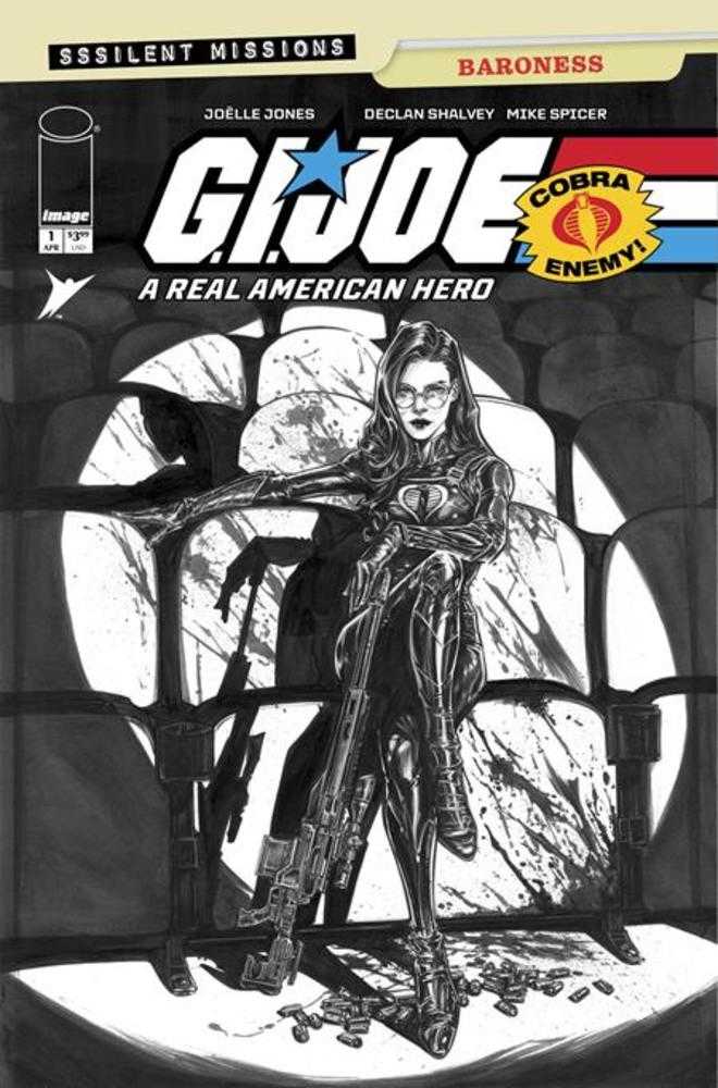 G.I. Joe A Real American Hero Sssilent Missions Baroness #1 (One Shot) Cover C (1:10) Joelle Jones Inks Variant