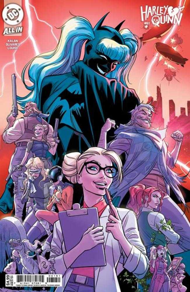 Harley Quinn (2021) #61 Cover E Marcial Toledano Vargas Things To Come Card Stock Variant