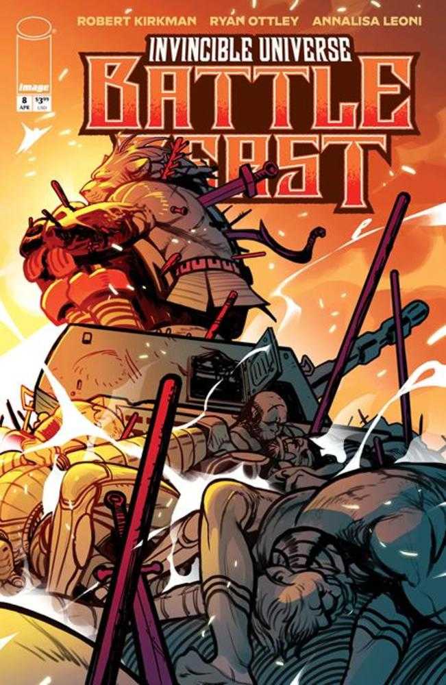 Invincible Universe Battle Beast #8 Cover E (1:50) Baldemar Rivas Variant