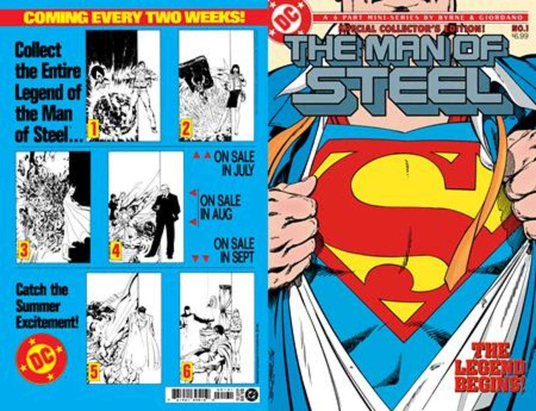 Man Of Steel (1986) #1 Facsimile Edition Cover C John Bryne Foil Variant