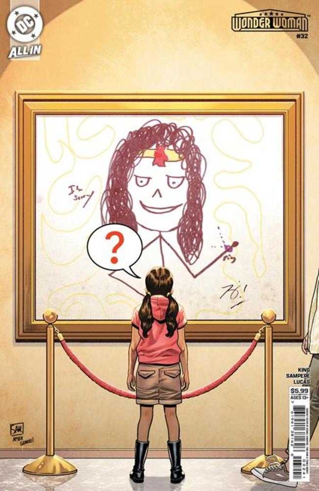 Wonder Woman (2023) #32 Cover D Daniel Sampere & Tom King April Fools Card Stock Variant