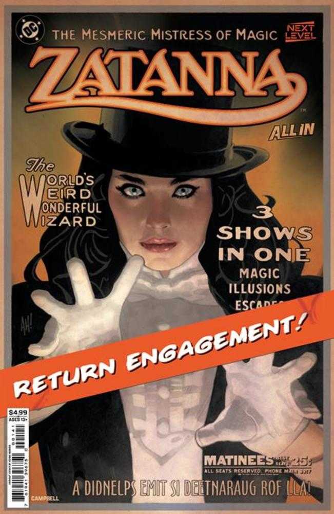 Zatanna (2026) #1 Cover C Adam Hughes Card Stock Variant <OFC>