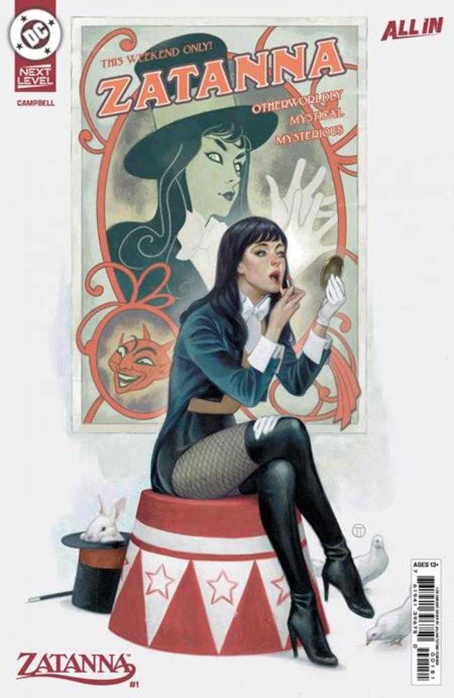 Zatanna (2026) #1 Cover G (1:25) Julian Totino Tedesco Card Stock Variant