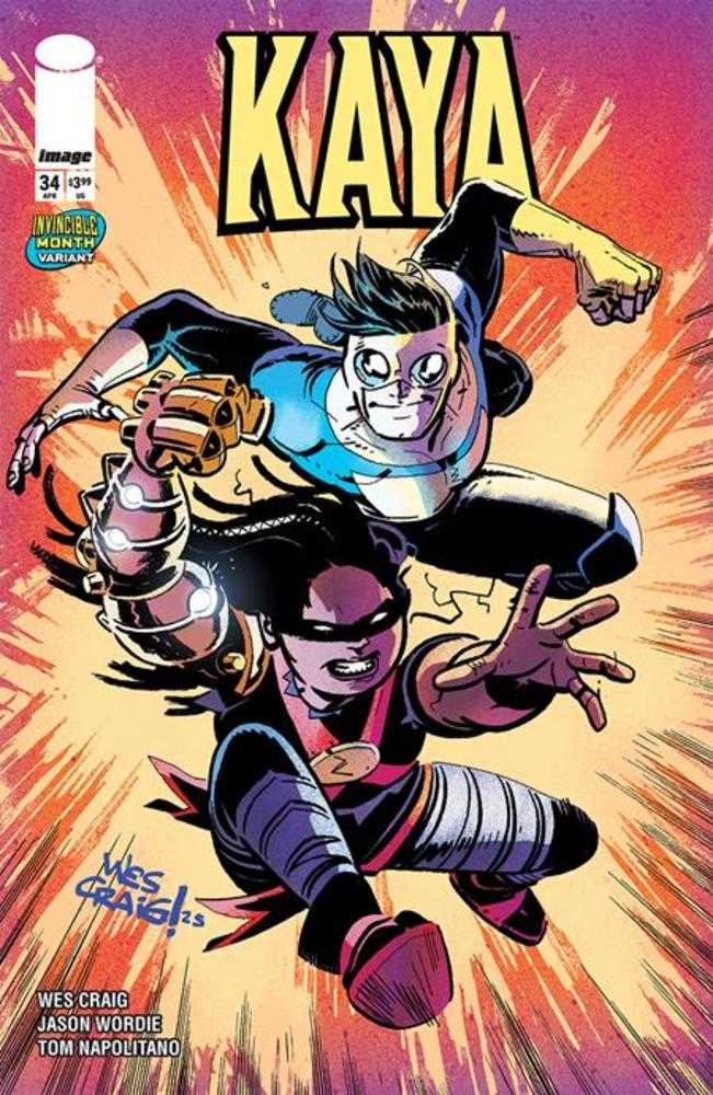 Kaya #34 Cover C Wes Craig Invincible Team Up Variant <NEW LISTING>
