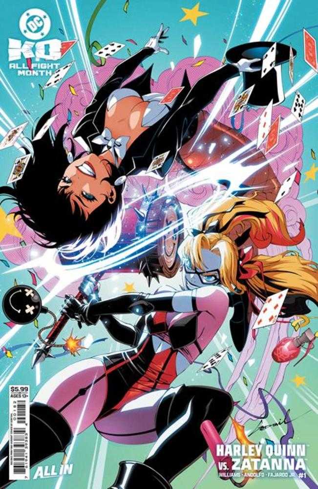 DC K.O. Harley Quinn vs Zatanna #1 (One Shot) Variant (2nd Print) Cover B Godtail Card Stock Variant