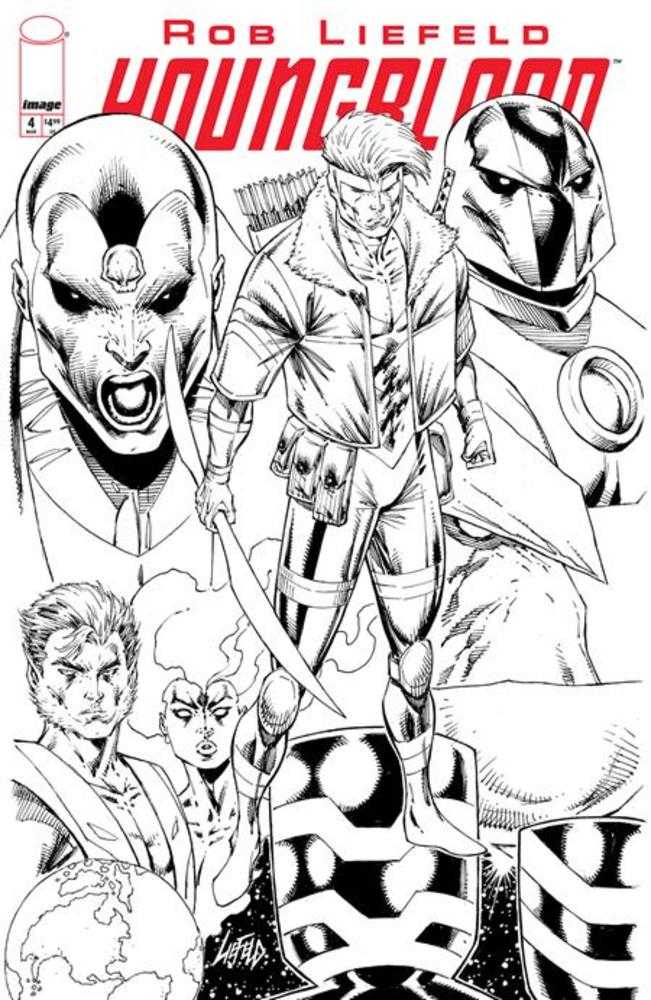 Youngblood (2025) #4 Cover E Black & White Variant