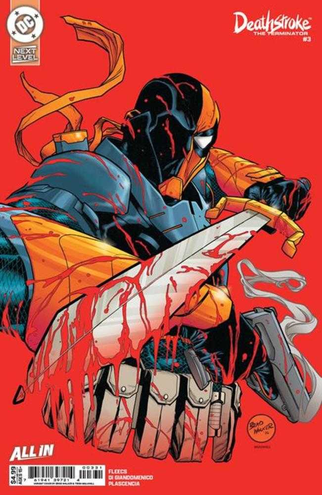 Deathstroke The Terminator (2026) #3 Cover C Brad Walker Card Stock Variant