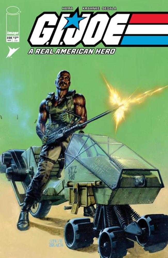 G.I. Joe A Real American Hero #328 Cover C (1:10) Steve Beach Gears Of Joe Variant