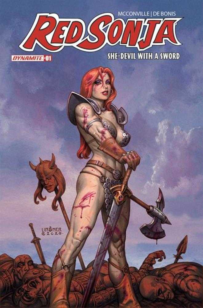 Red Sonja She Devil With A Sword (2026) #1 Cover C Joseph Michael Linsner Variant