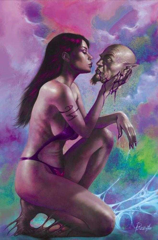 Vampirella (2025) #12 Cover O (1:10) Lucio Parrillo Ultraviolet Full Art Virgin Variant