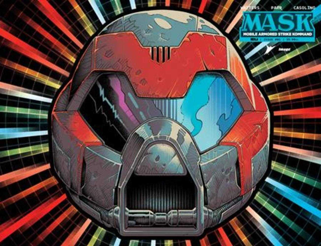 Mask (2026) #1 Cover P Pye Parr & Luke Preece & Andres Juarez Die Cut Foil Mask Variant