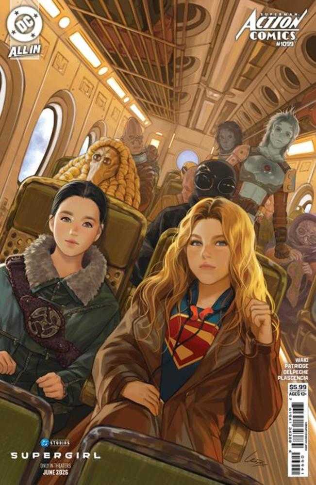 Action Comics #1099 [The Reign Of The Superboys] Cover D Lesley Leirix Li Supergirl Movie Card Stock Variant
