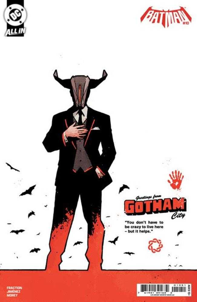 Batman (2025) #10 Cover F (1:25) David Aja Card Stock Variant