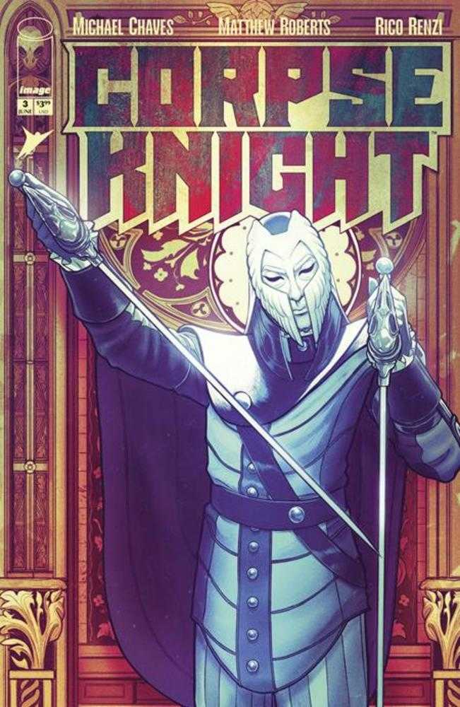 Corpse Knight #3 (Of 6) Cover D (1:25) Nimit Malavia Stained Glass Variant