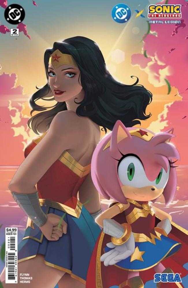 DC X Sonic The Hedgehog The Metal Legion #2 (Of 5) Cover B R1C0 Card Stock Variant