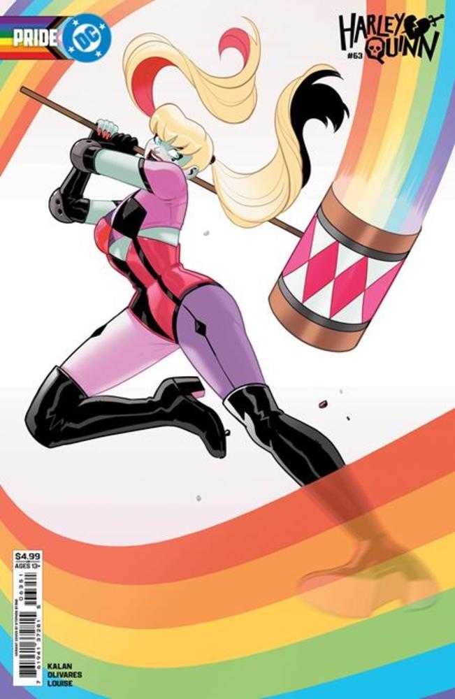 Harley Quinn (2021) #63 Cover E Stephen Byrne DC Pride Card Stock Variant