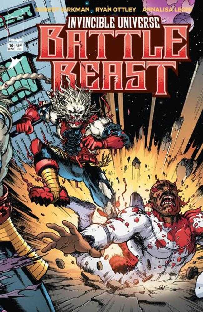 Invincible Universe Battle Beast #10 Cover C (1:10) Chris Burnham & Brian Reber Connecting Variant