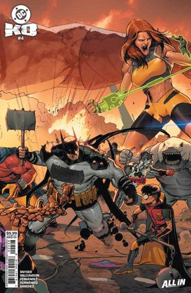 DC K.O. #4 (Of 5) Variant (2nd Print) Cover B Javier Fernandez Connecting Card Stock Variant <OFC>