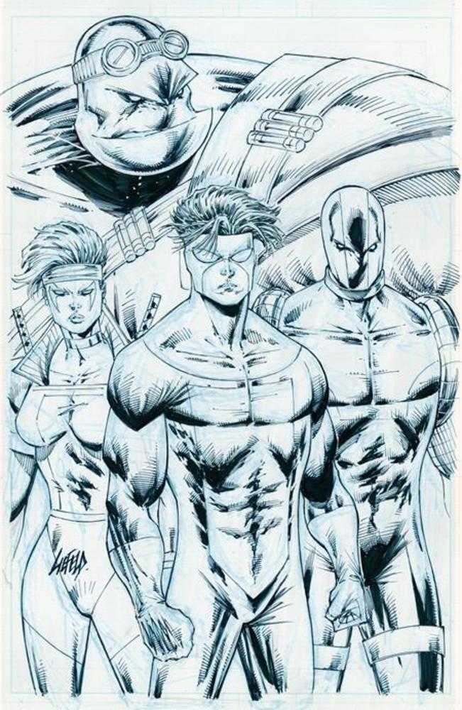 Youngblood (2025) #5 Cover H Rob Liefeld Invincible Team Up Black & White Variant (Mature)