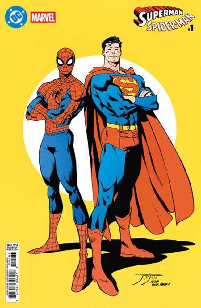DC Marvel Superman Spider-Man #1 (One Shot) Variant (2nd Print) Cover B Jorge Jimenez Card Stock Variant