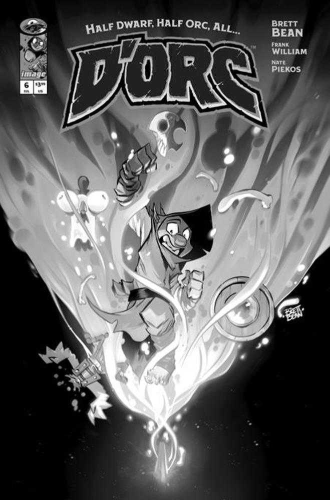 Dorc #6 Cover C (1:25) Brett Bean Black & White Variant