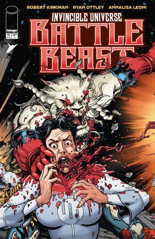 Invincible Universe Battle Beast #11 Cover C (1:10) Chris Burnham & Brian Reber Connecting Variant