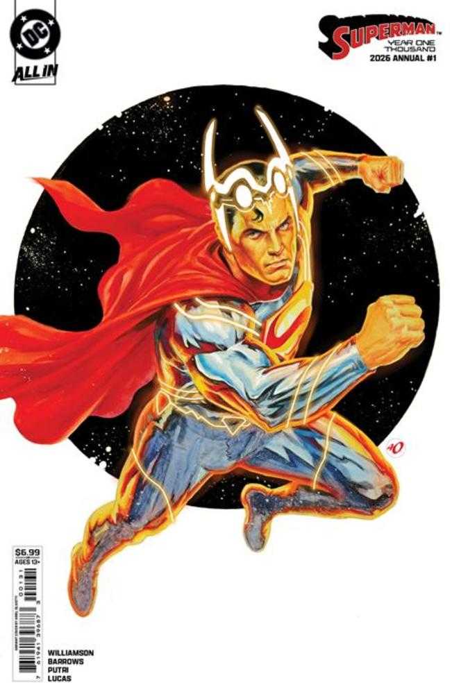 Superman 2026 Annual #1 (One Shot) Year One Thousand [DC K.O.] Cover C Ariel Olivetti Card Stock Variant