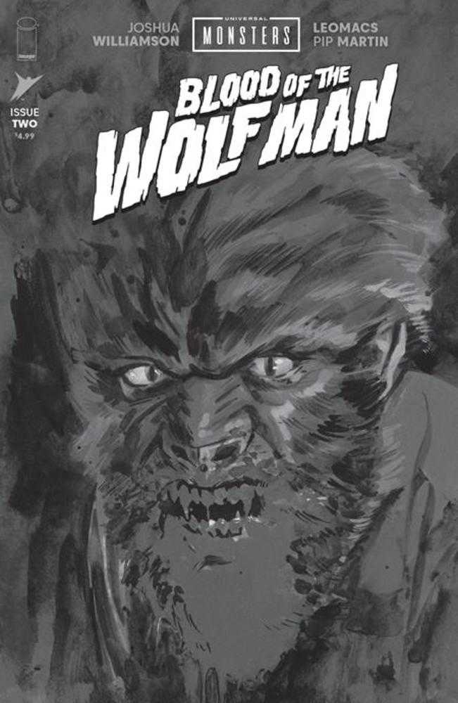 Universal Monsters Blood Of The Wolf Man #2 (Of 4) Cover D 1:25 Jacob Phillips Inks Classic Horror Variant