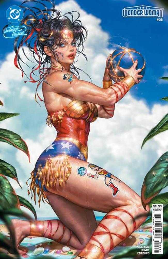 Wonder Woman (2023) #35 Cover E Kyuyong Eom Swimsuit Card Stock Variant