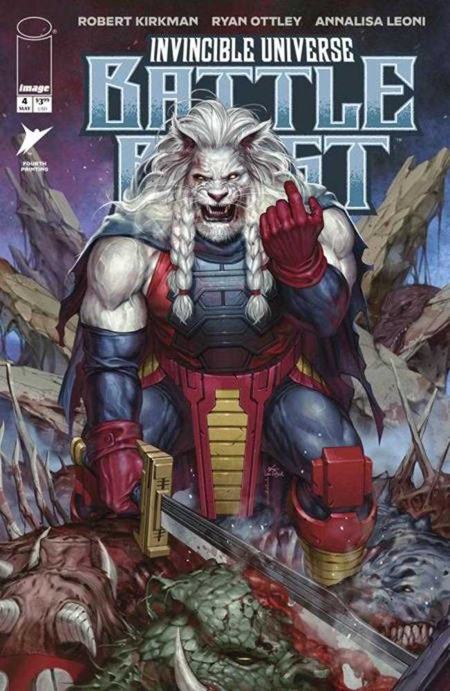 Invincible Universe Battle Beast #4 Variant (4th Printing)