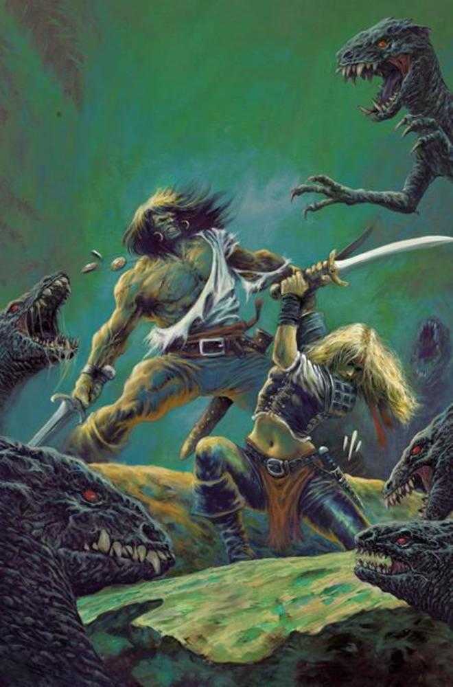 Conan The Barbarian (2023) #34 Cover E Juan Alberto Hernandez Virgin Cardstock Variant (Mature)