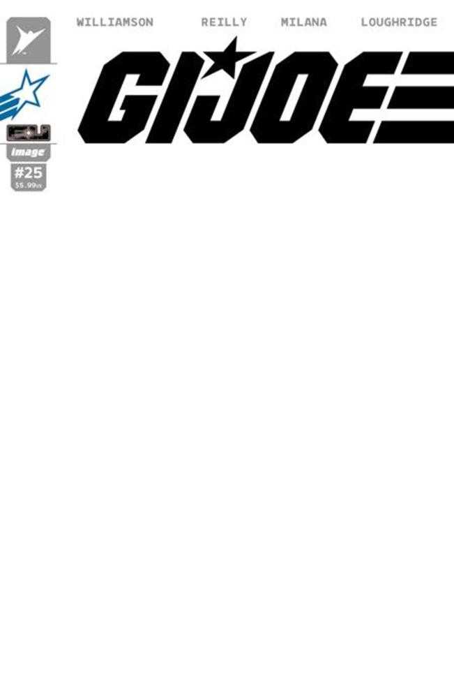 G.I. Joe (2024) #25 Cover G Blank Sketch Joe Variant