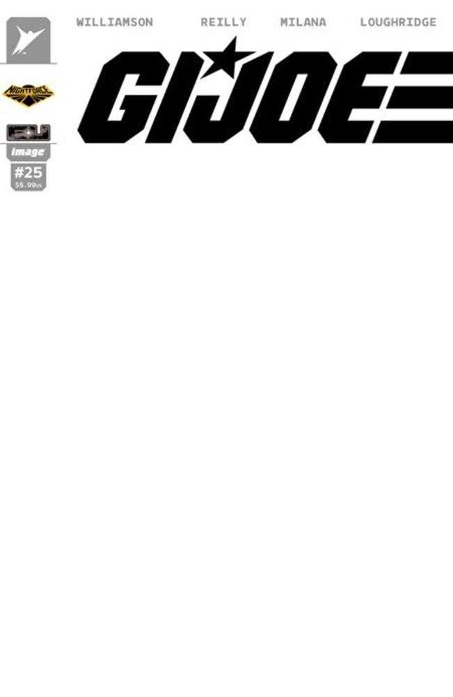 G.I. Joe (2024) #25 Cover H Blank Sketch Night Force Variant