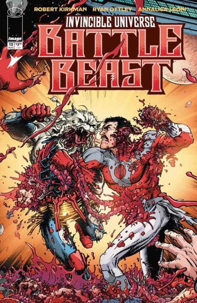 Invincible Universe Battle Beast #12 Cover C (1:10) Chris Burnham & Brian Reber Connecting Variant