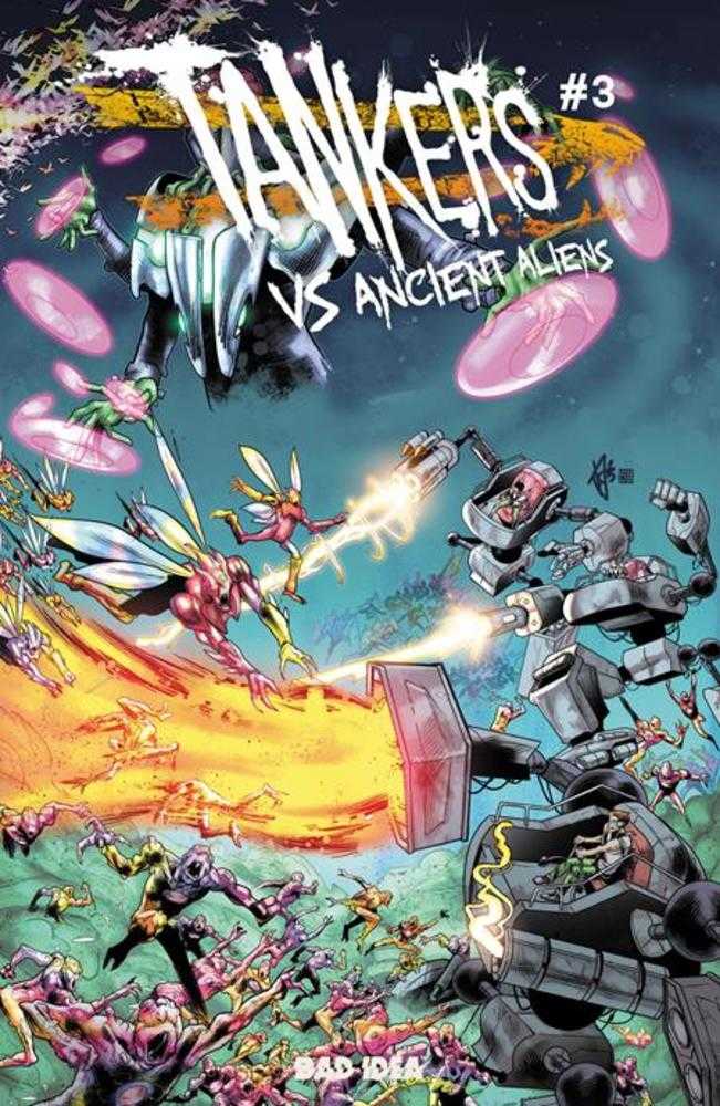 Tankers vs Ancient Aliens #3 (Of 5) Cover A Federica Mancin