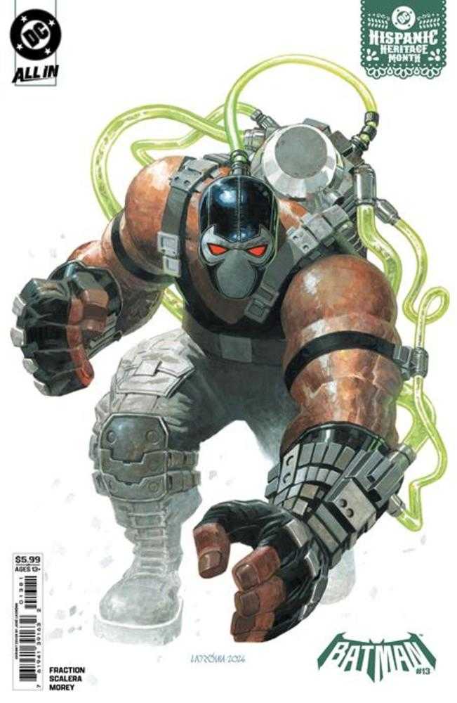 Batman (2025) #13 [Batman Bad Seeds] Cover G Jose Ladronn Hispanic Heritage Month Card Stock Variant