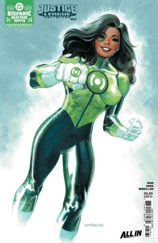 Justice League Unlimited (2025) #23 Cover F Jose Ladronn Hispanic Heritage Month Card Stock Variant
