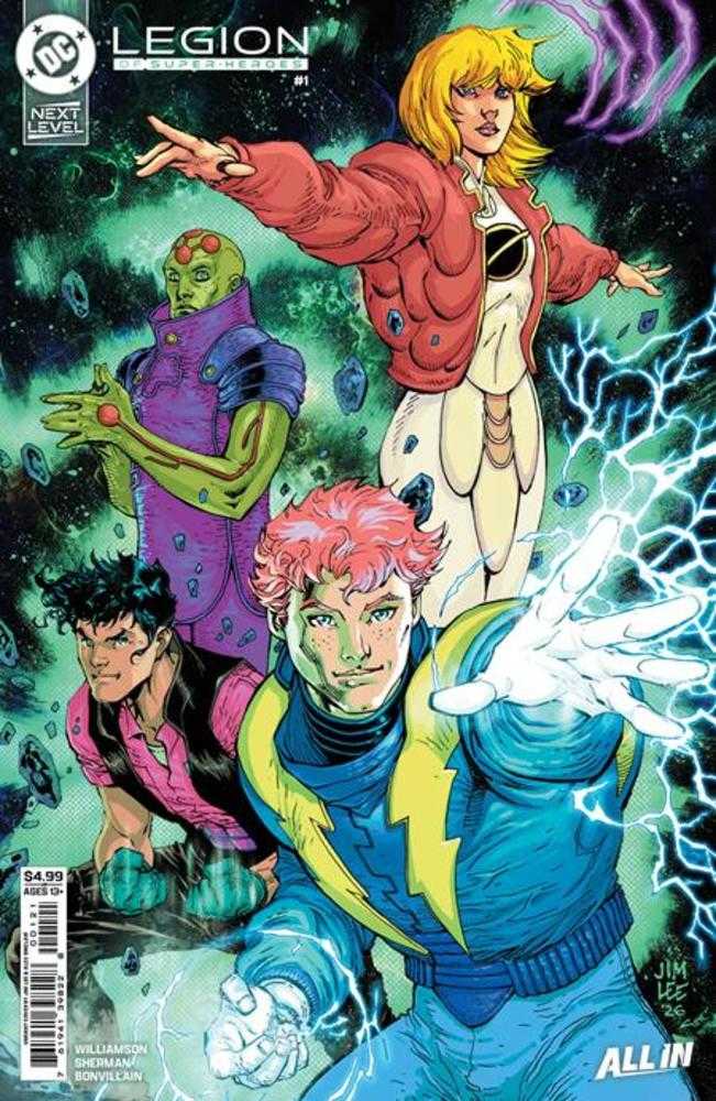 Legion Of Super Heroes (2026) #1 Cover B Jim Lee Card Stock Variant