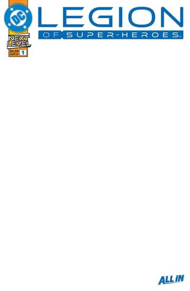 Legion Of Super Heroes (2026) #1 Cover F Blank Card Stock Variant
