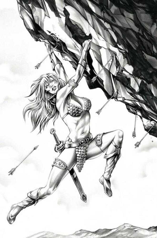 Red Sonja She Devil With A Sword (2026) #4 Cover N (1:7) Mike Rooth Inks Full Art Virgin Variant
