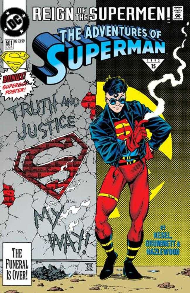 Adventures Of Superman (1987) #501 Facsimile Edition Cover A Tom Grummett
