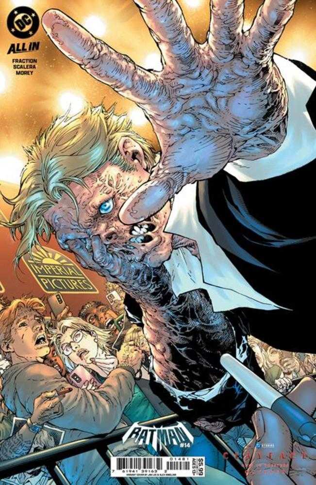 Batman (2025) #14 Cover G Jim Lee Clayface Movie Card Stock Variant (Batman Bad Seeds)