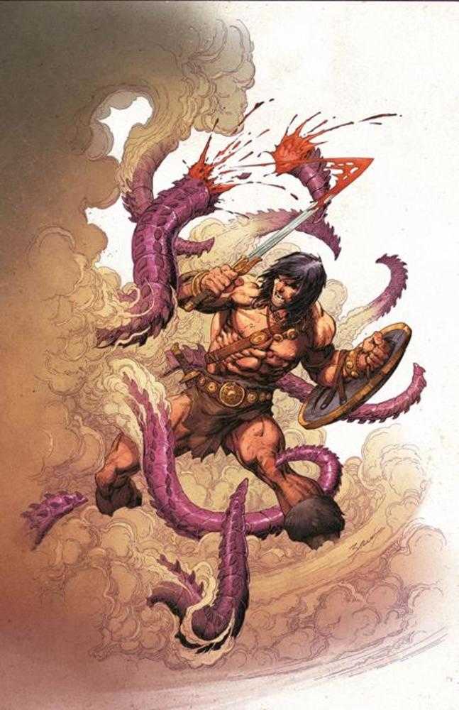Conan The Barbarian (2023) #36 Cover D Mark Bagley Virgin Cardstock Variant (Mature)