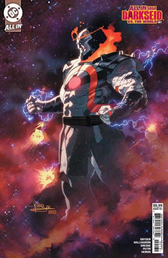 DC All In Saga Darkseid vs The World #1 (One Shot) Cover C Javi Fernandez Card Stock Variant